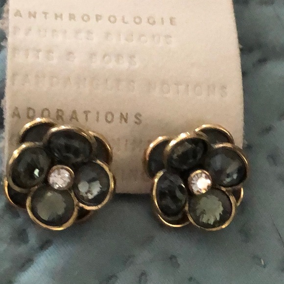 Anthropologie Flower Earrings - Picture 4 of 4